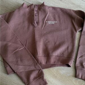 Missguided + Brown Sweatshirt